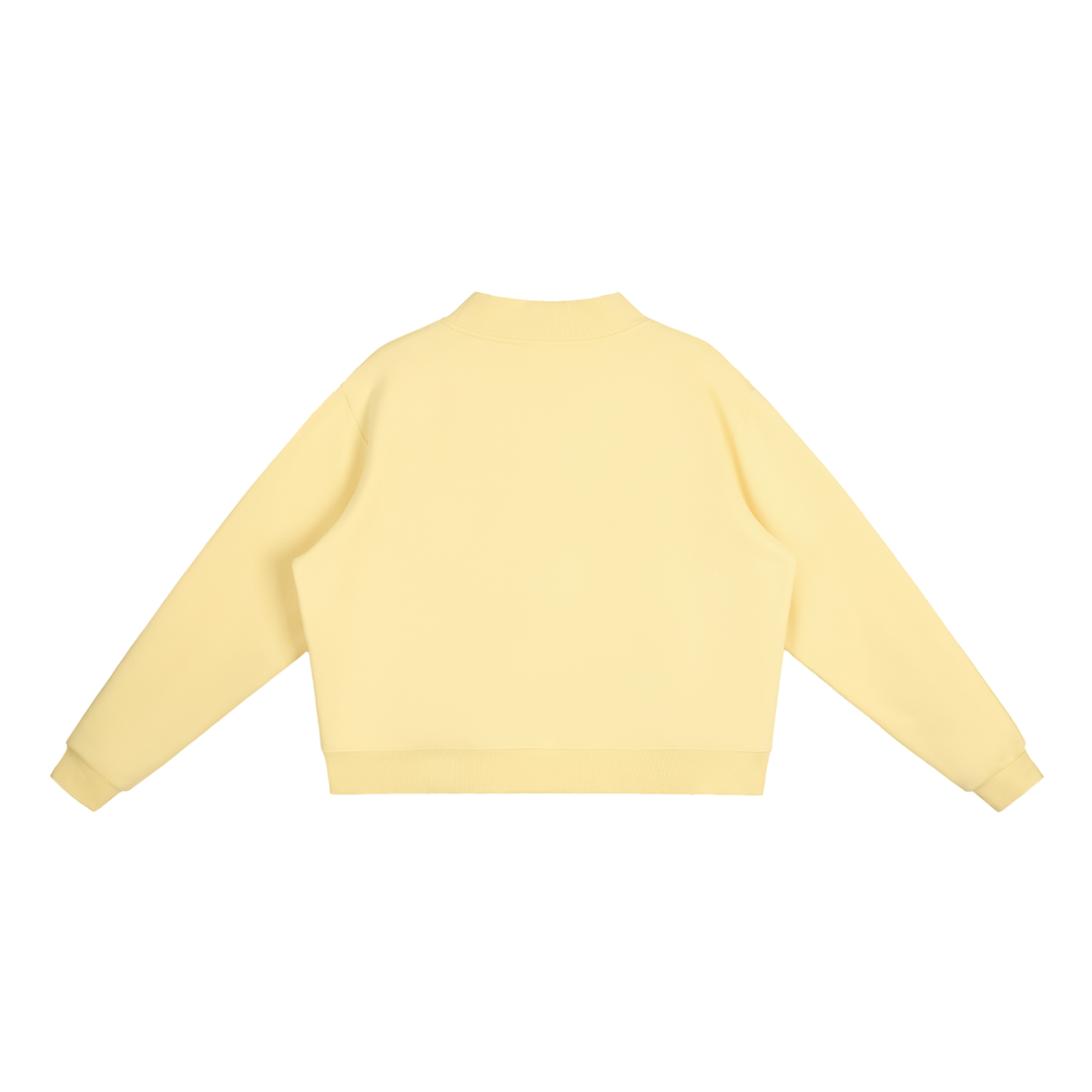 Trendz Essential Fleece Mock-Neck Crew Sweatshirt