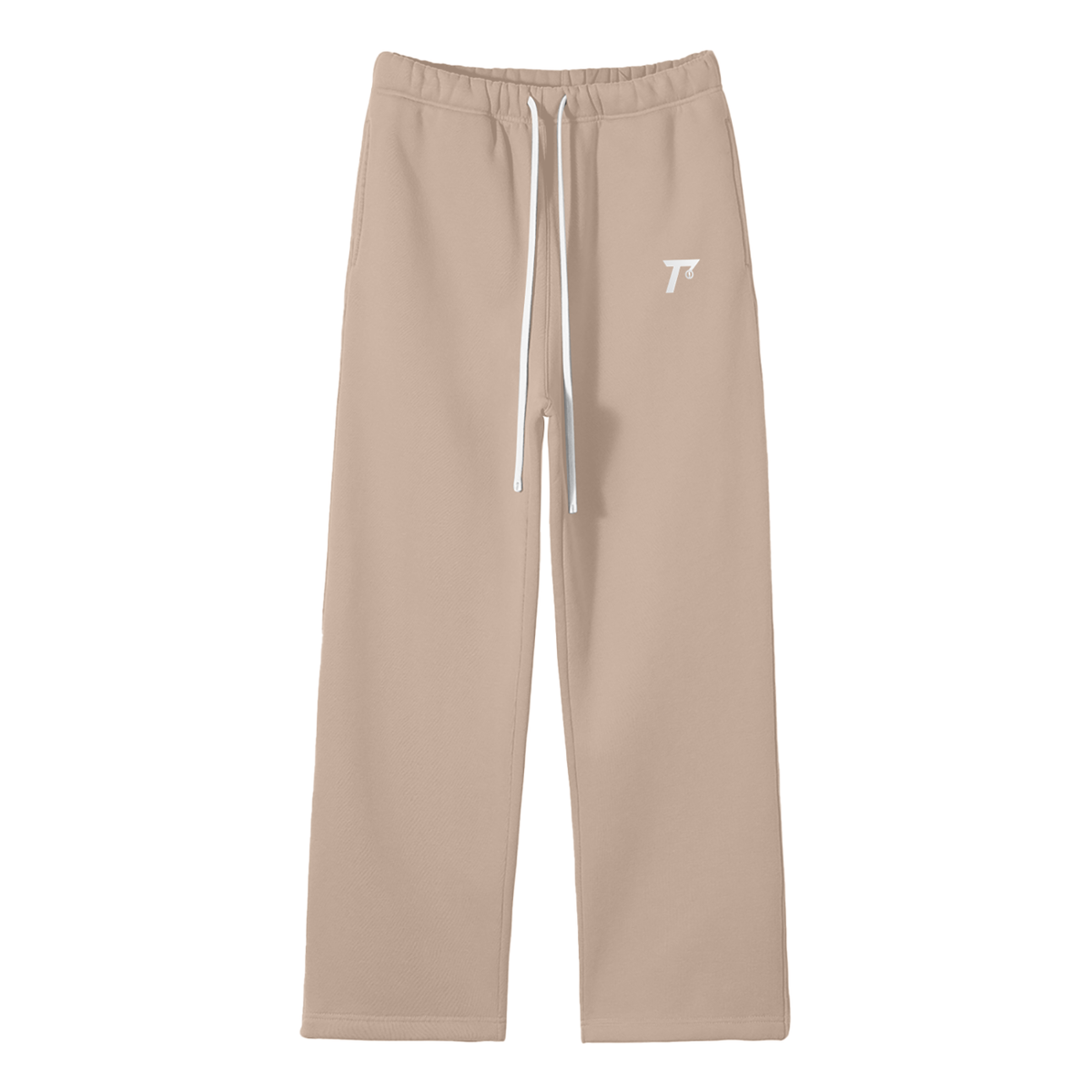 Trendz Unisex Solid Color Fleece Straight Leg Pants