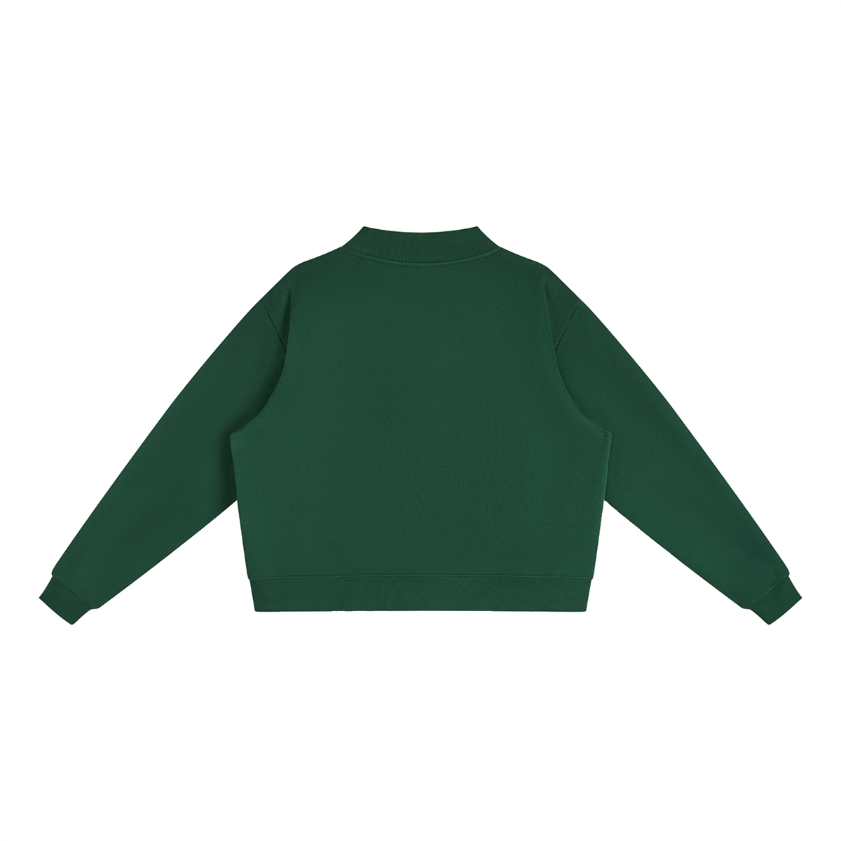 Trendz Essential Fleece Mock-Neck Crew Sweatshirt