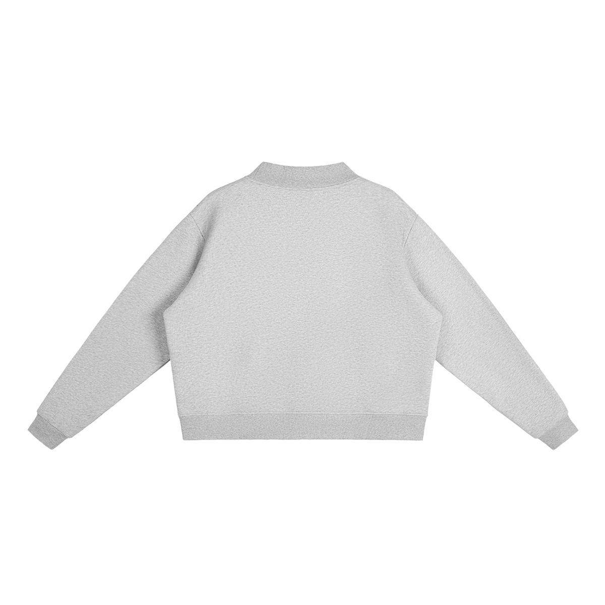 Trendz Essential Fleece Mock-Neck Crew Sweatshirt
