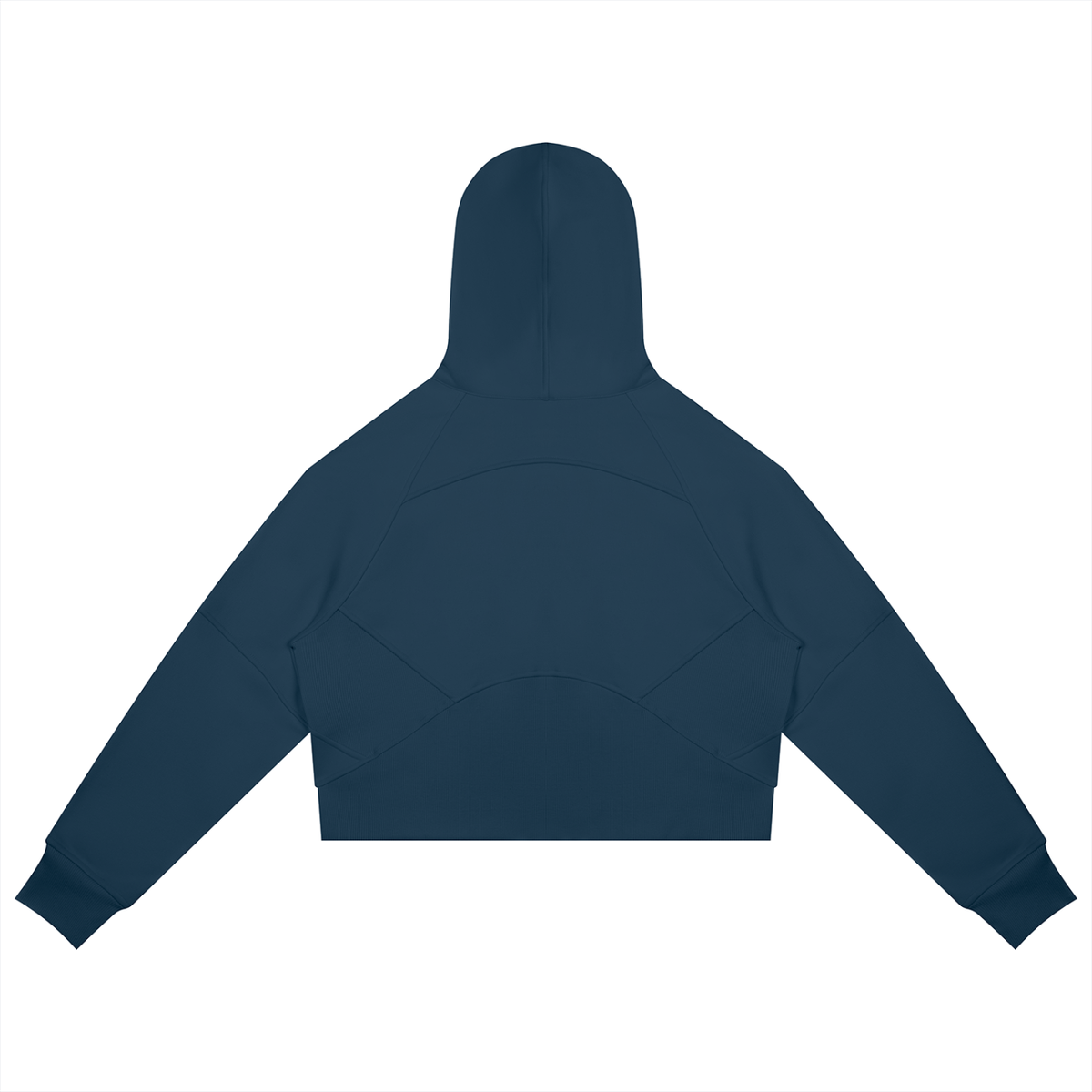 Trendz Cropped Zip-Through Hoodie