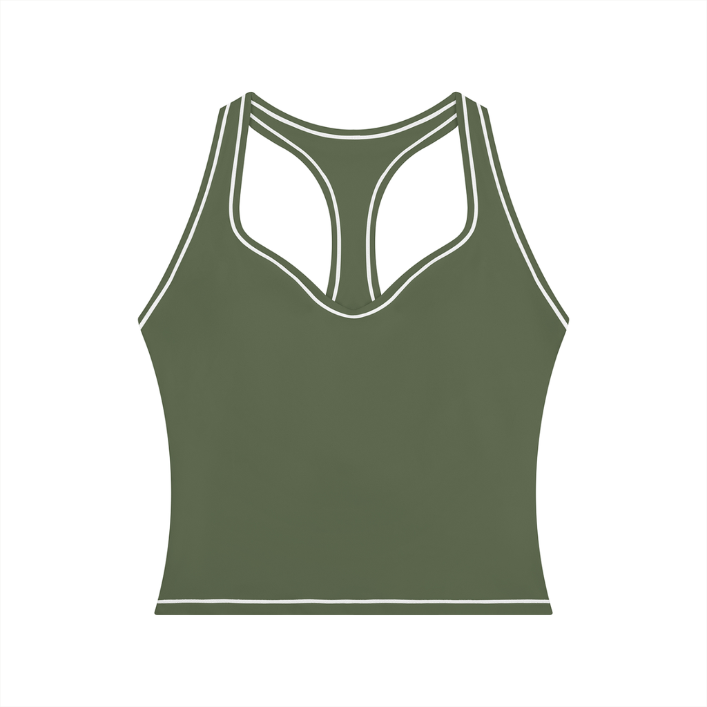 Trendz Women’s Topstitching Yoga Tank Top
