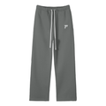 Trendz Unisex Solid Color Fleece Straight Leg Pants