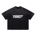 Trendz Vintage Washed Distressed Boxy Oversized T-Shirt