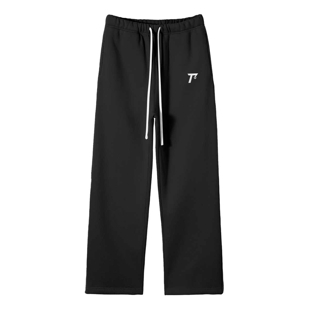 Trendz Unisex Solid Color Fleece Straight Leg Pants