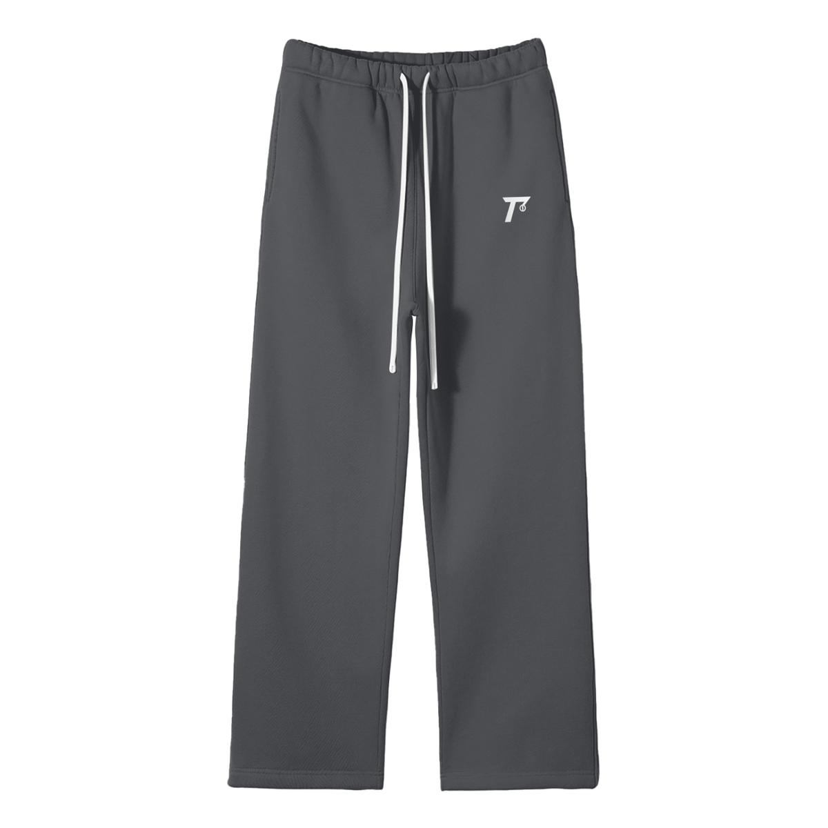 Trendz Unisex Solid Color Fleece Straight Leg Pants