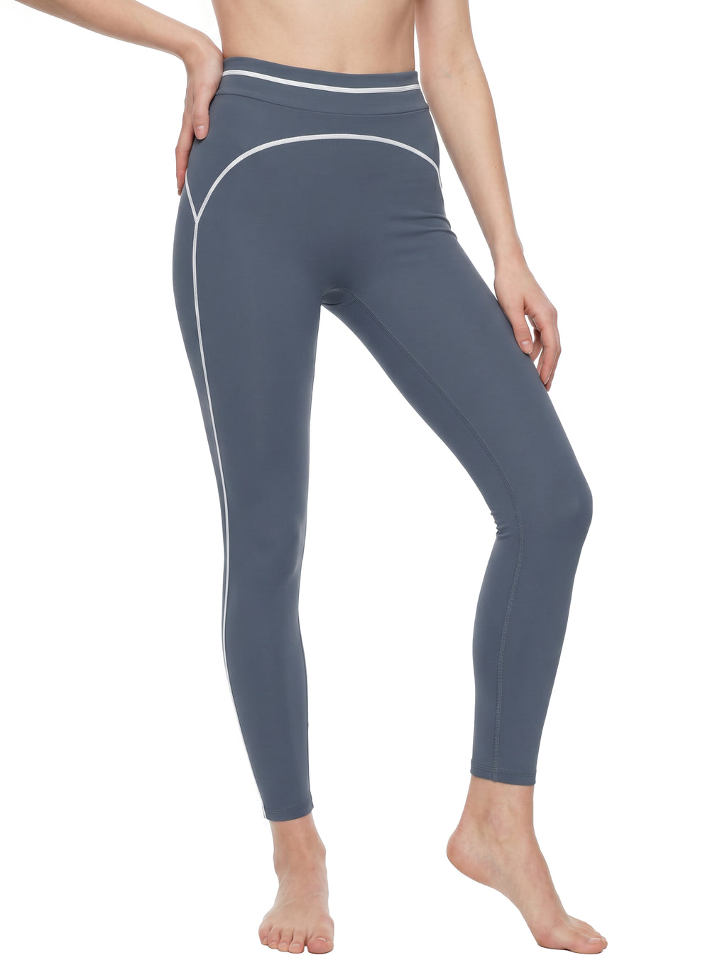 Trendz Women's High Rise Topstitching Leggings