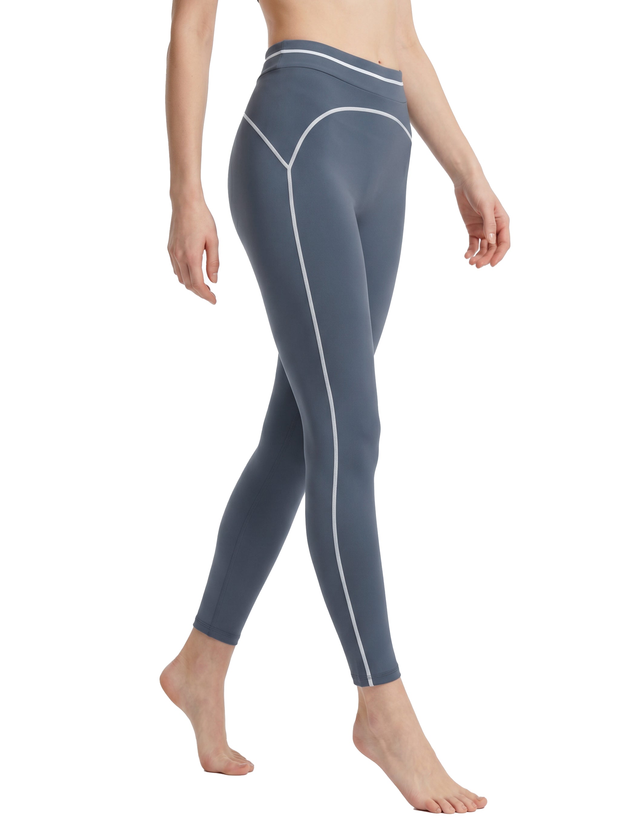 Trendz Women's High Rise Topstitching Leggings