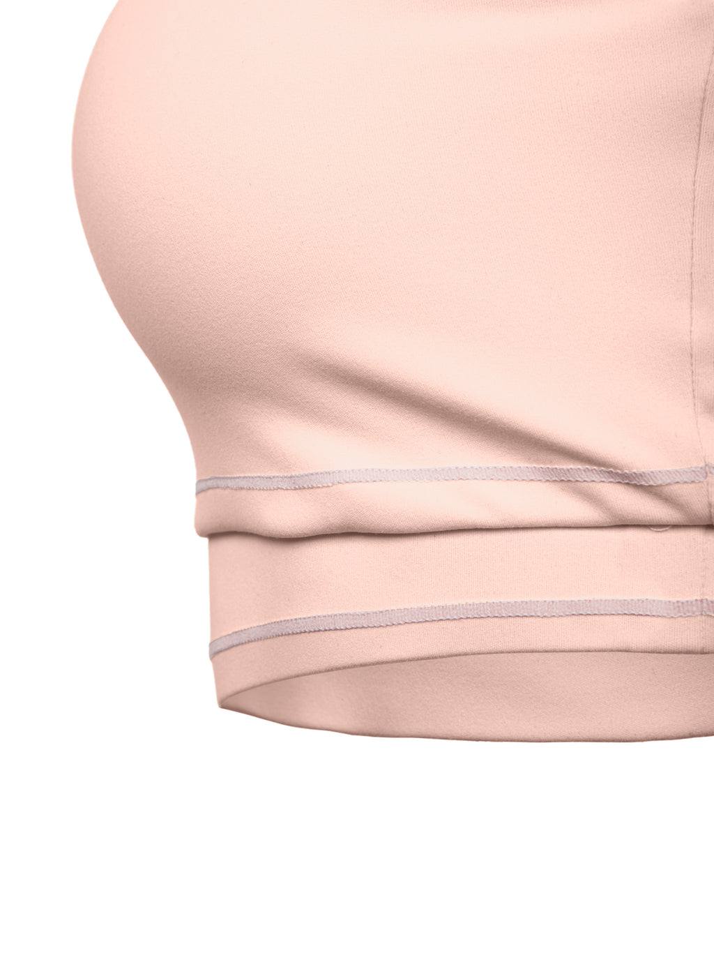 Trendz Women’s Topstitching Yoga Sports Bra