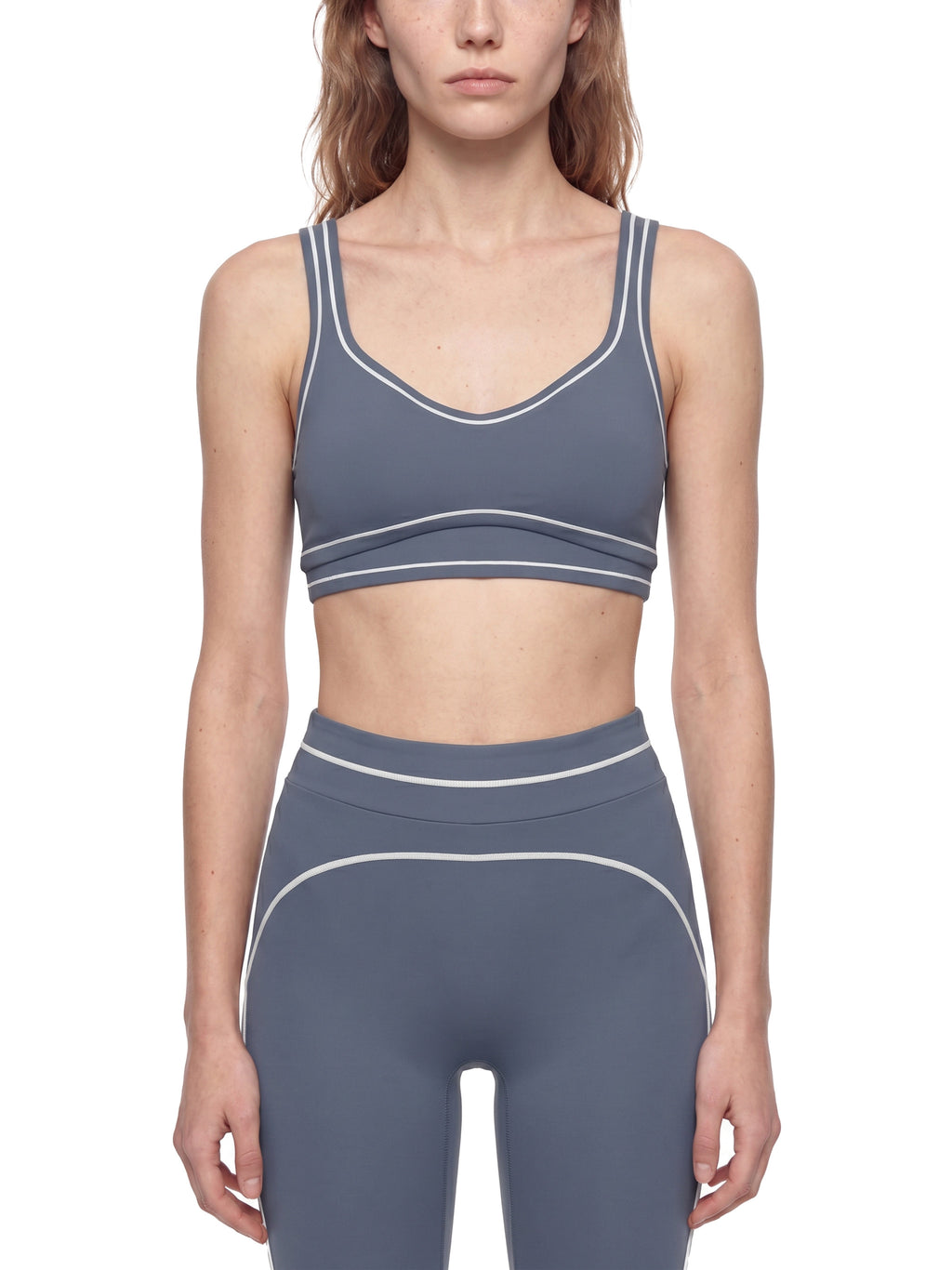 Trendz Women’s Topstitching Yoga Sports Bra
