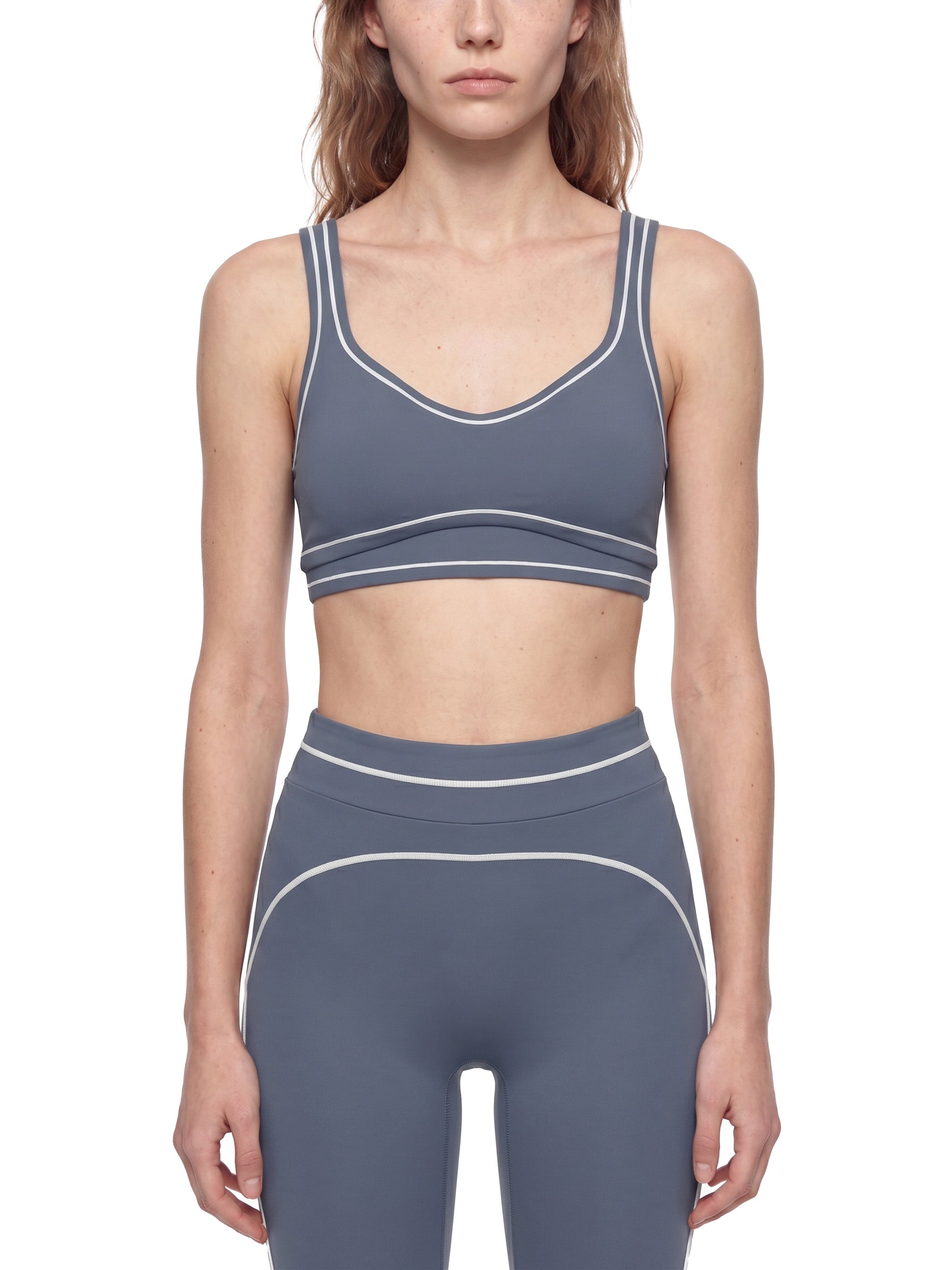 Trendz Women’s Topstitching Yoga Sports Bra