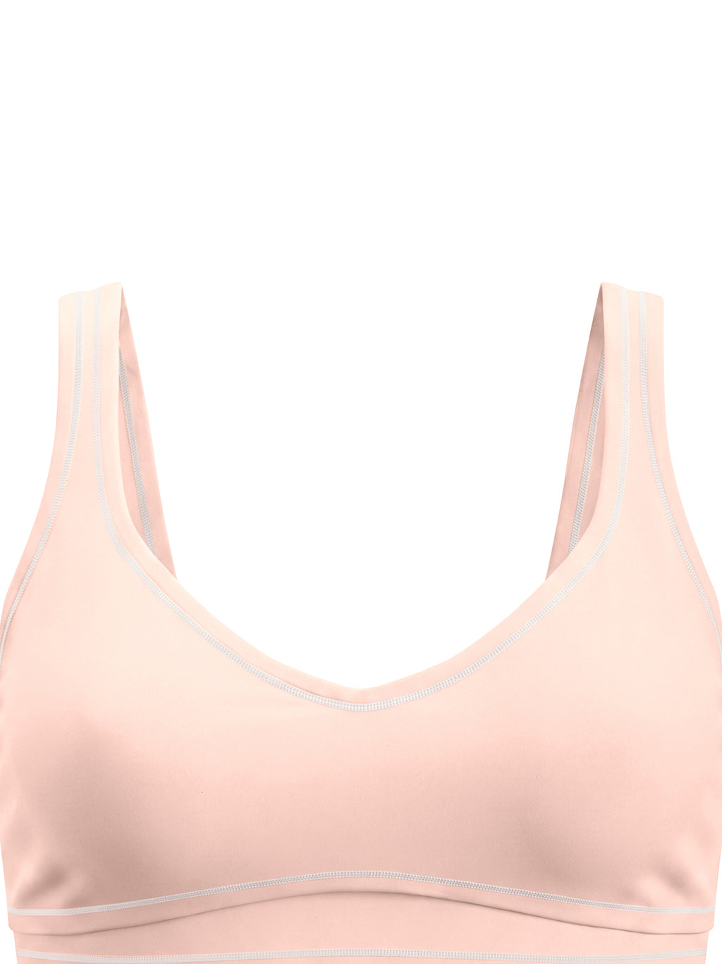 Trendz Women’s Topstitching Yoga Sports Bra