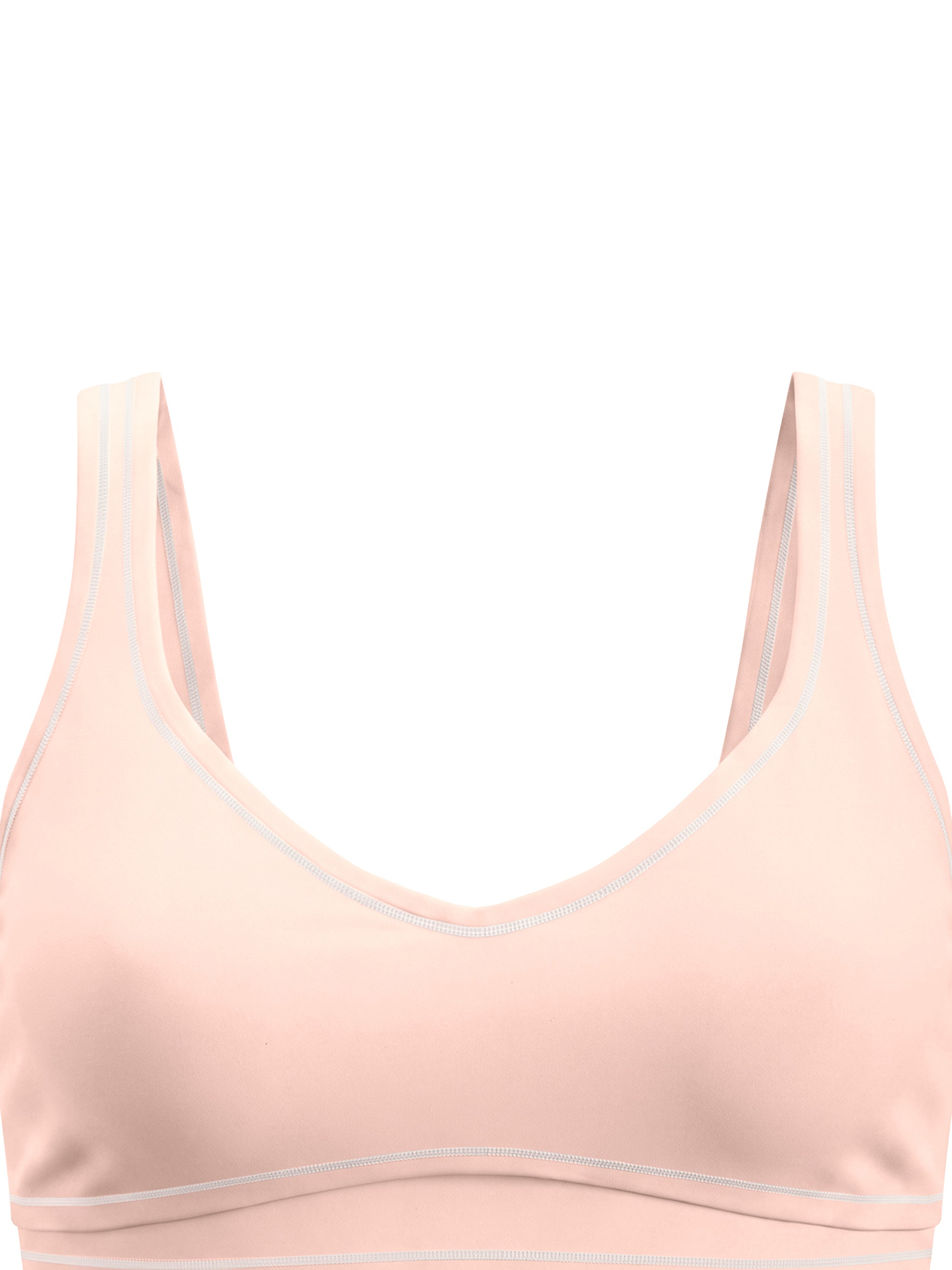 Trendz Women’s Topstitching Yoga Sports Bra