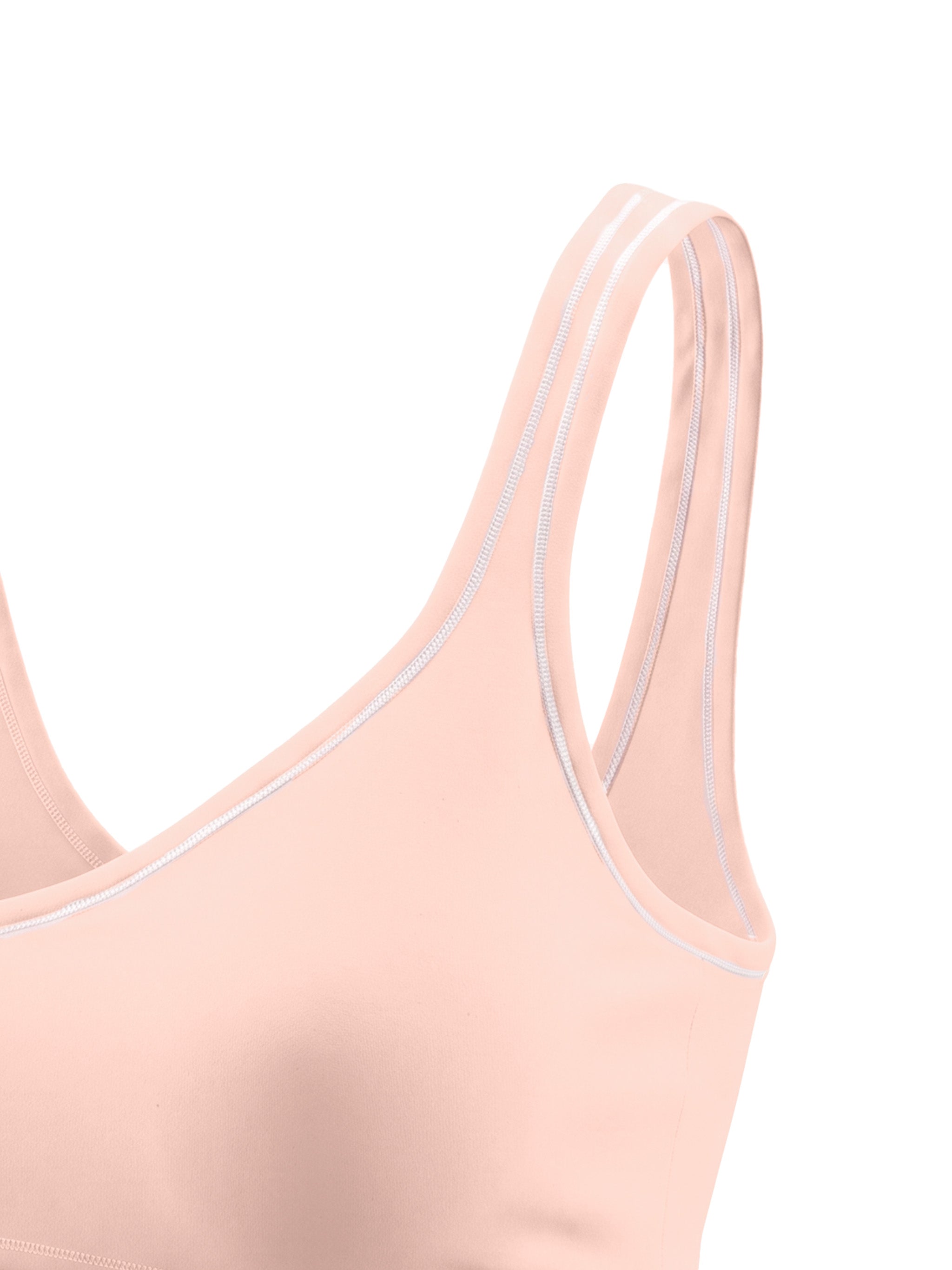 Trendz Women’s Topstitching Yoga Sports Bra