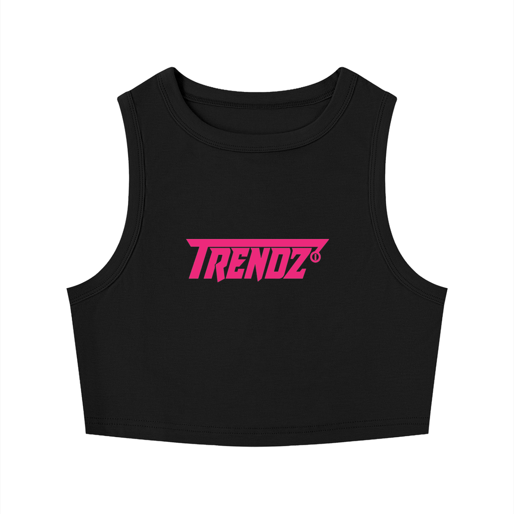Trendz Women's Tight Crewneck Crop Tank Top