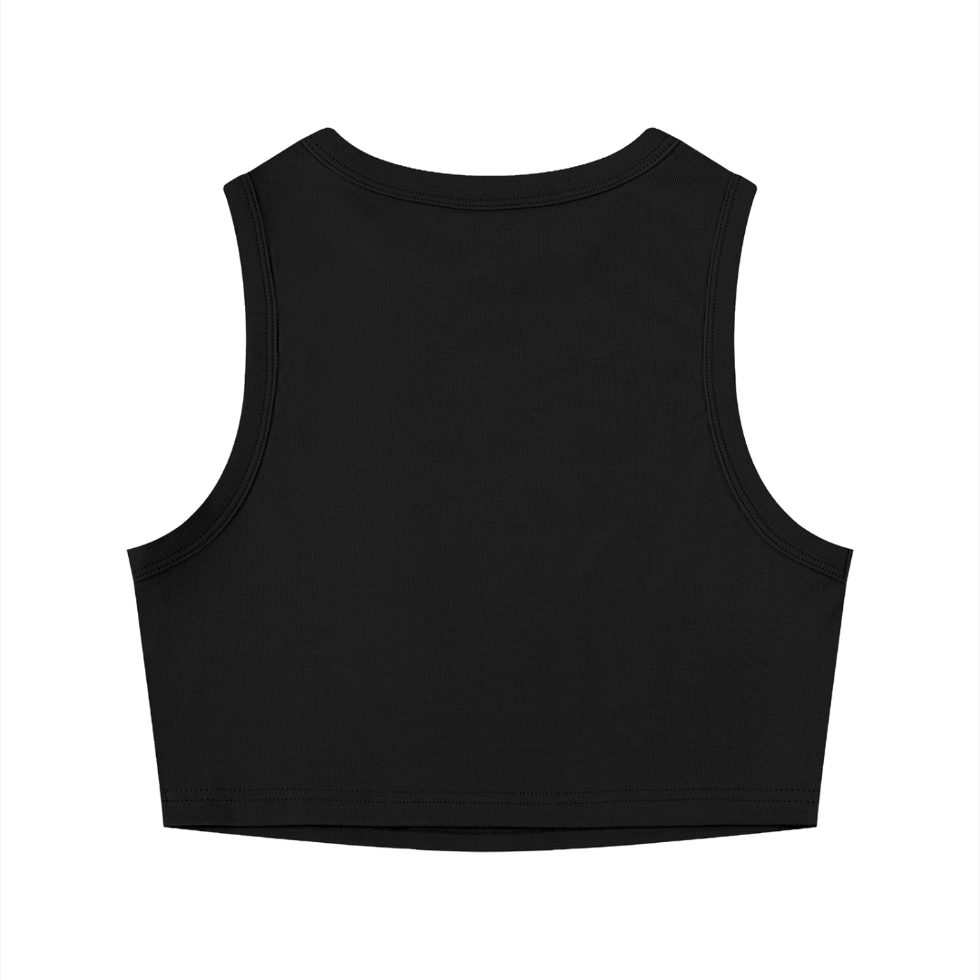 Trendz Women's Tight Crewneck Crop Tank Top