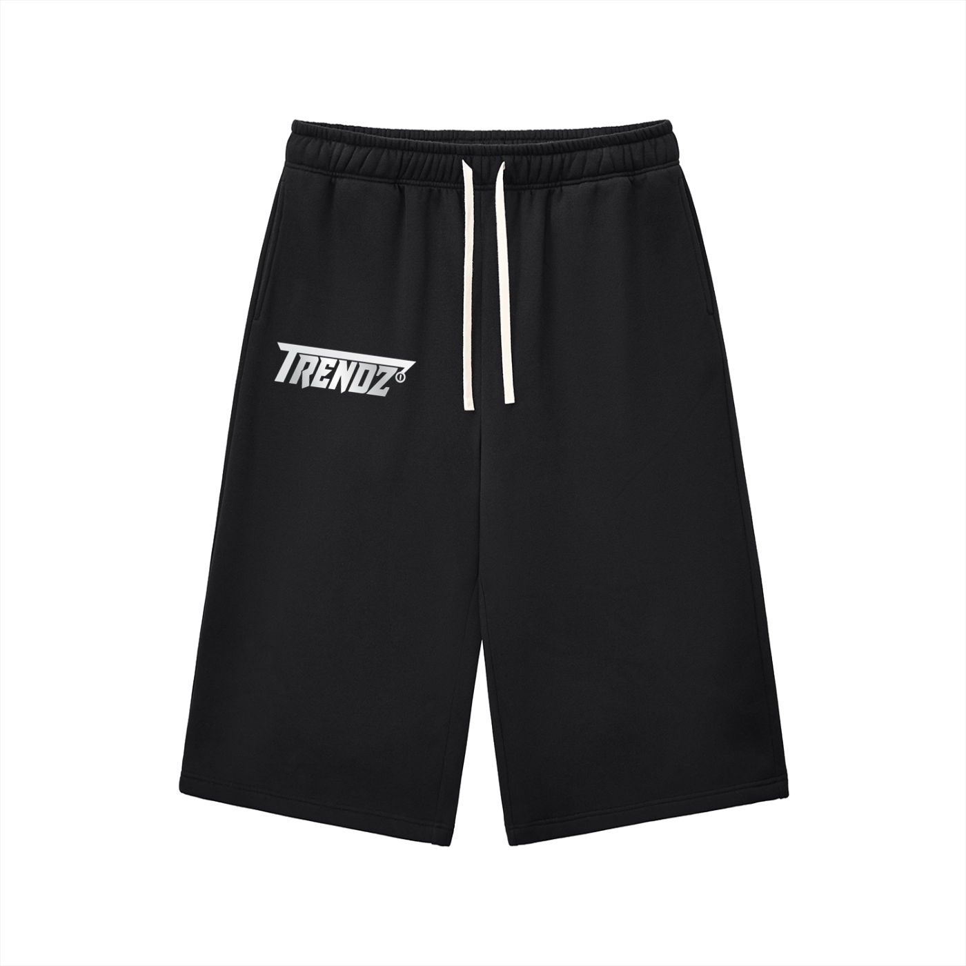 Trendz Relaxed Drawstring Three-quarter Sweatpants