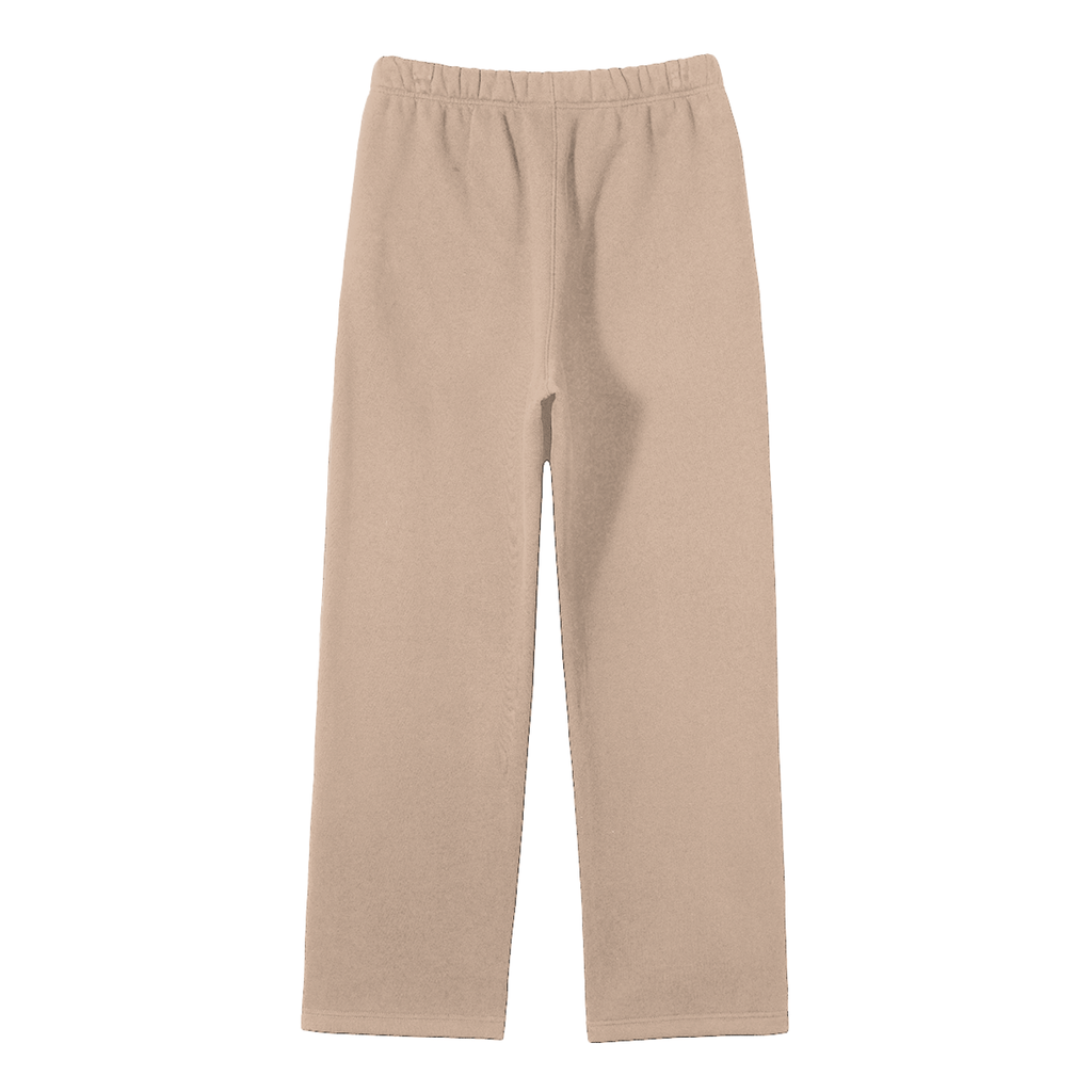 Trendz Unisex Solid Color Fleece Straight Leg Pants