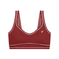 Trendz Women’s Topstitching Yoga Sports Bra