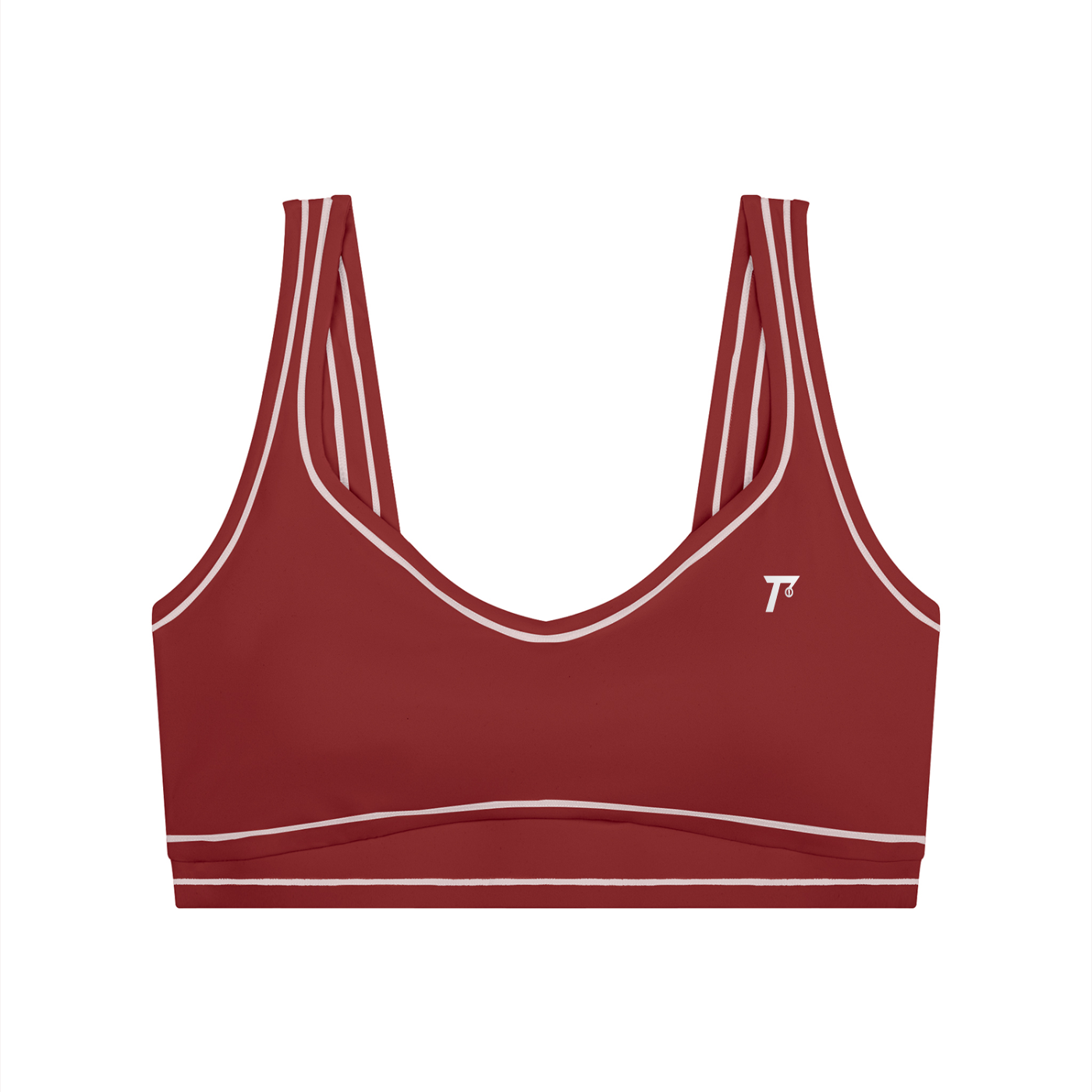 Trendz Women’s Topstitching Yoga Sports Bra