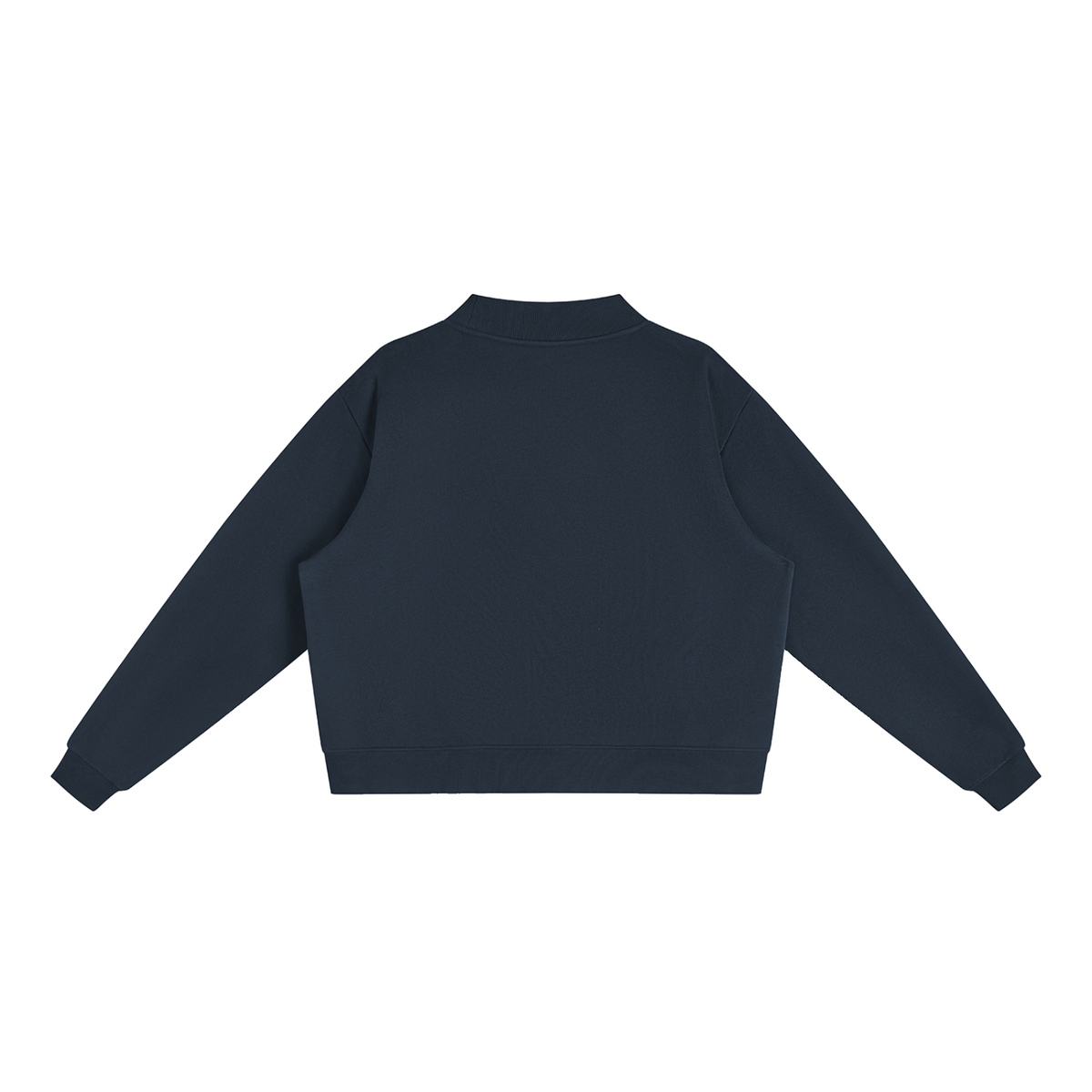 Trendz Essential Fleece Mock-Neck Crew Sweatshirt