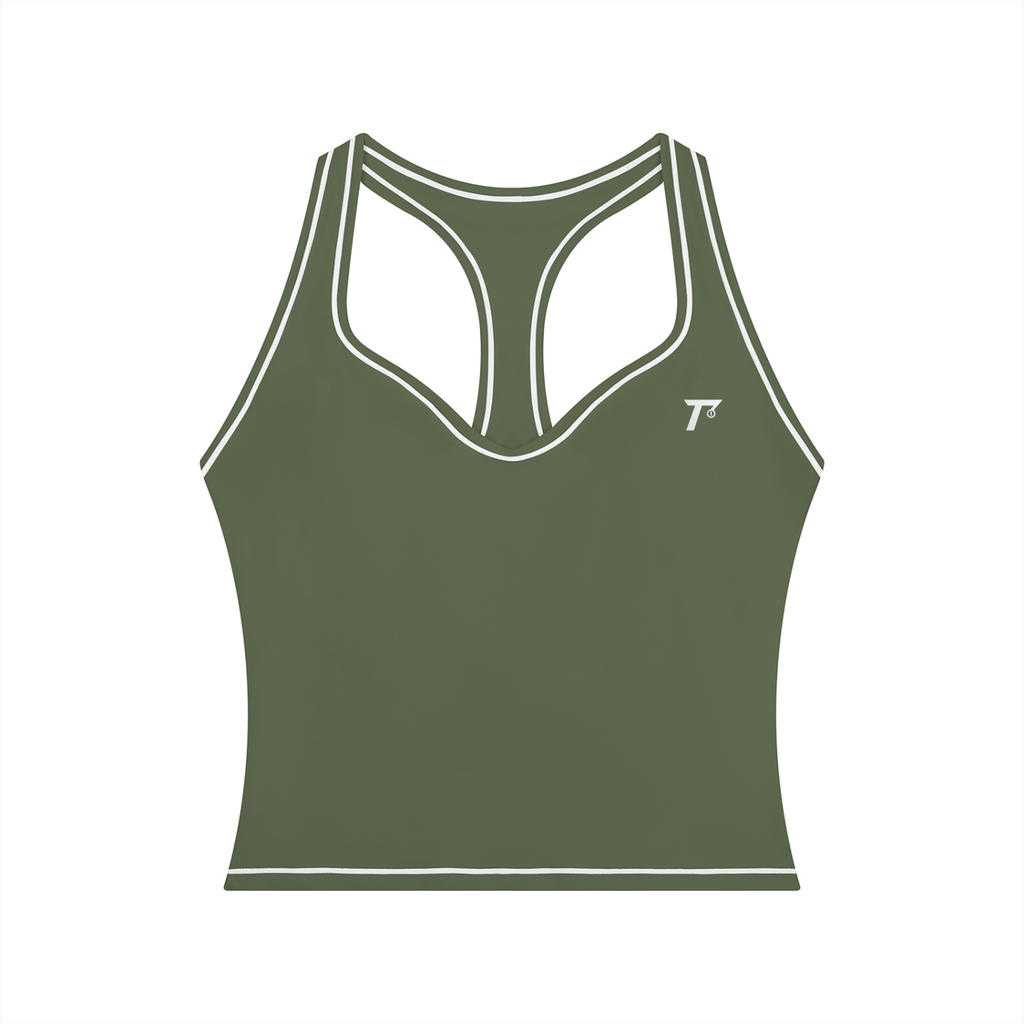 Trendz Women’s Topstitching Yoga Tank Top