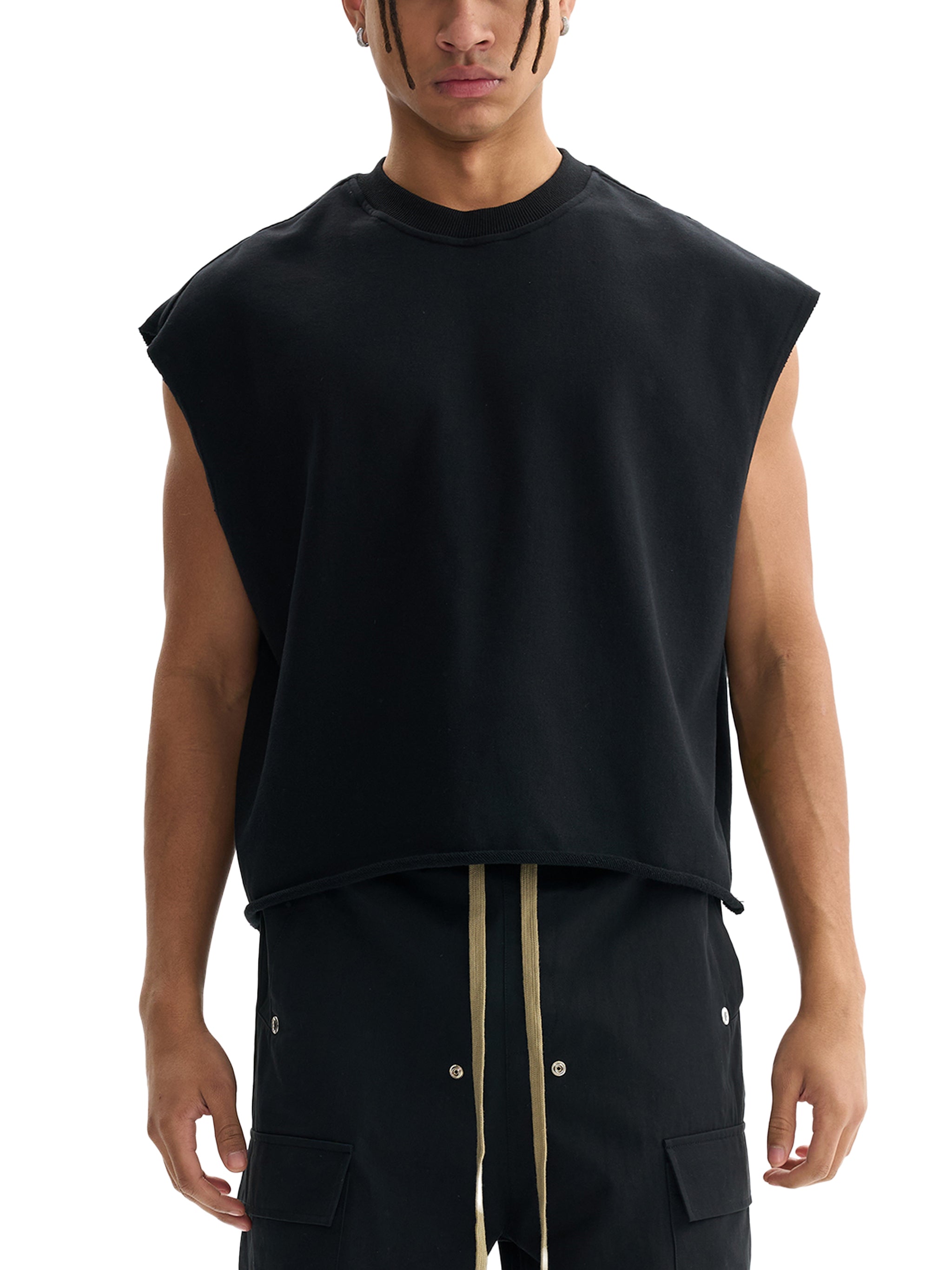 Trendz French Terry Boxy Tank Top