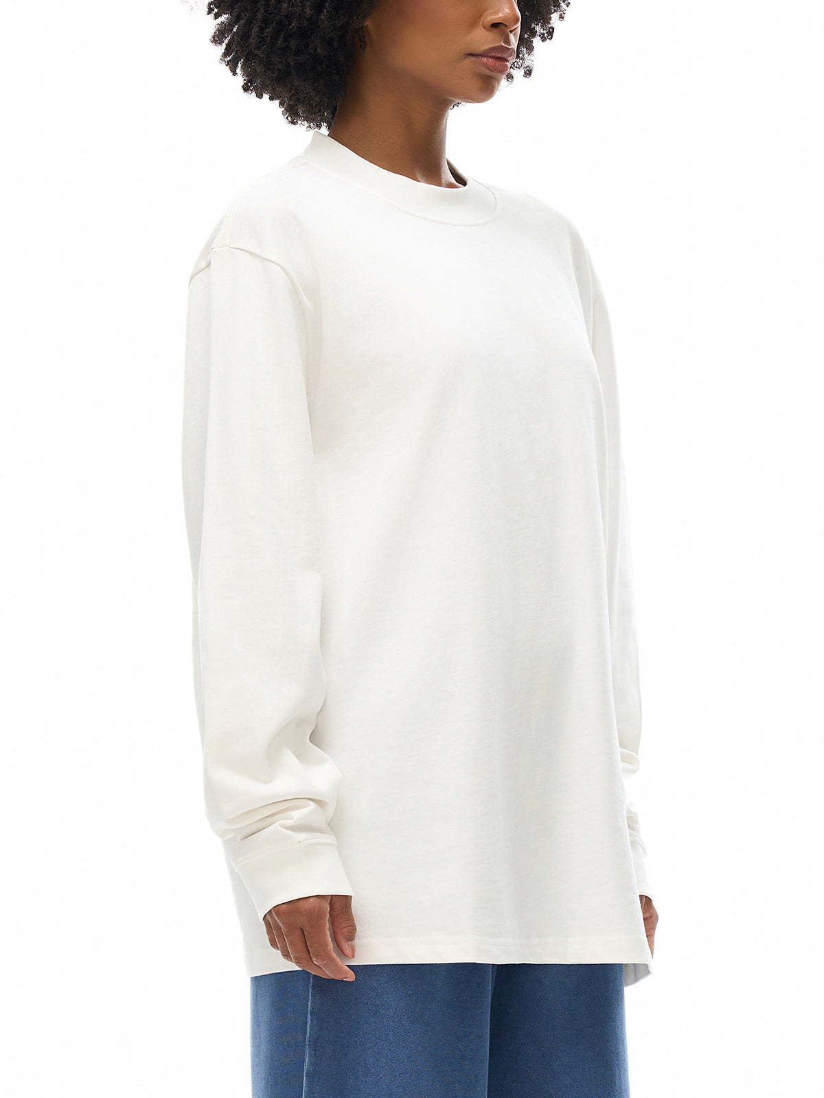 Trendz Essential Non-Shrink Mock Neck Sweatshirt
