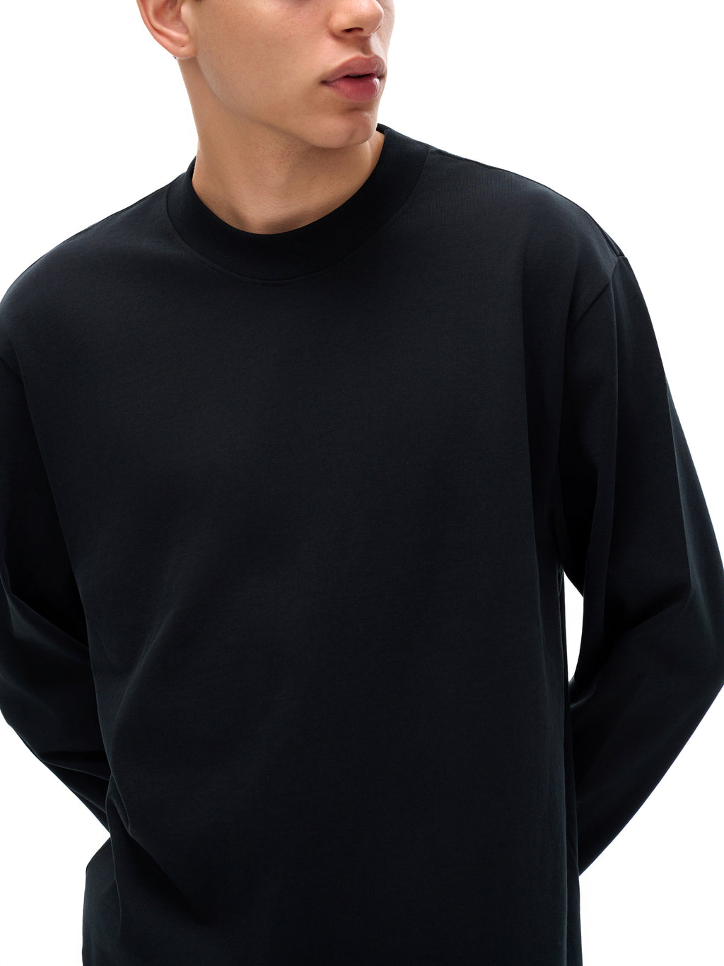 Trendz Essential Non-Shrink Mock Neck Sweatshirt