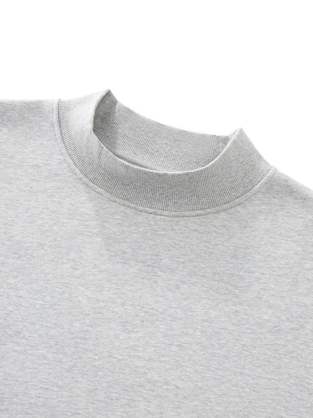 Trendz Essential Fleece Mock-Neck Crew Sweatshirt