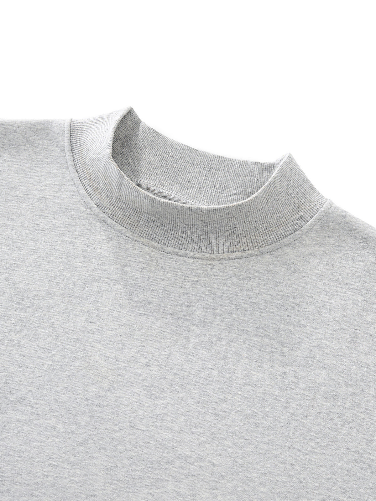 Trendz Essential Fleece Mock-Neck Crew Sweatshirt