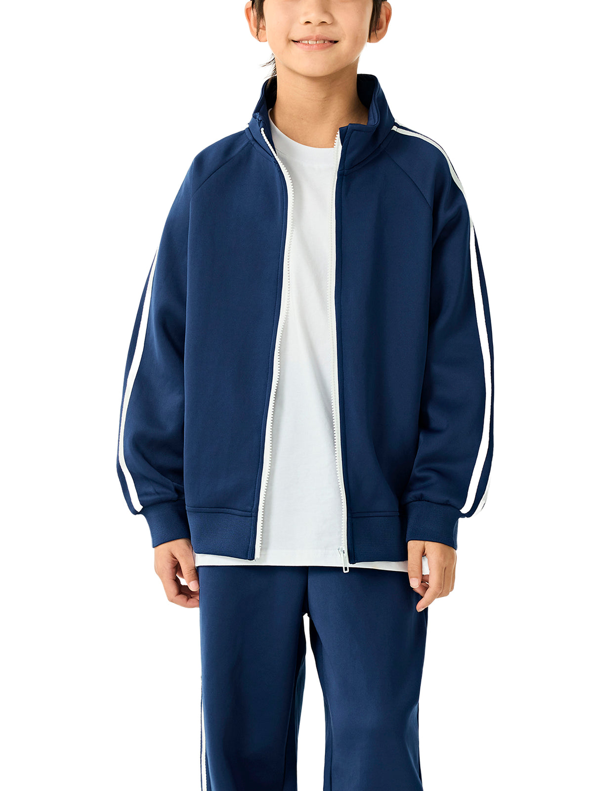 Trendz Kids’ Contrast Tape Coach Jacket