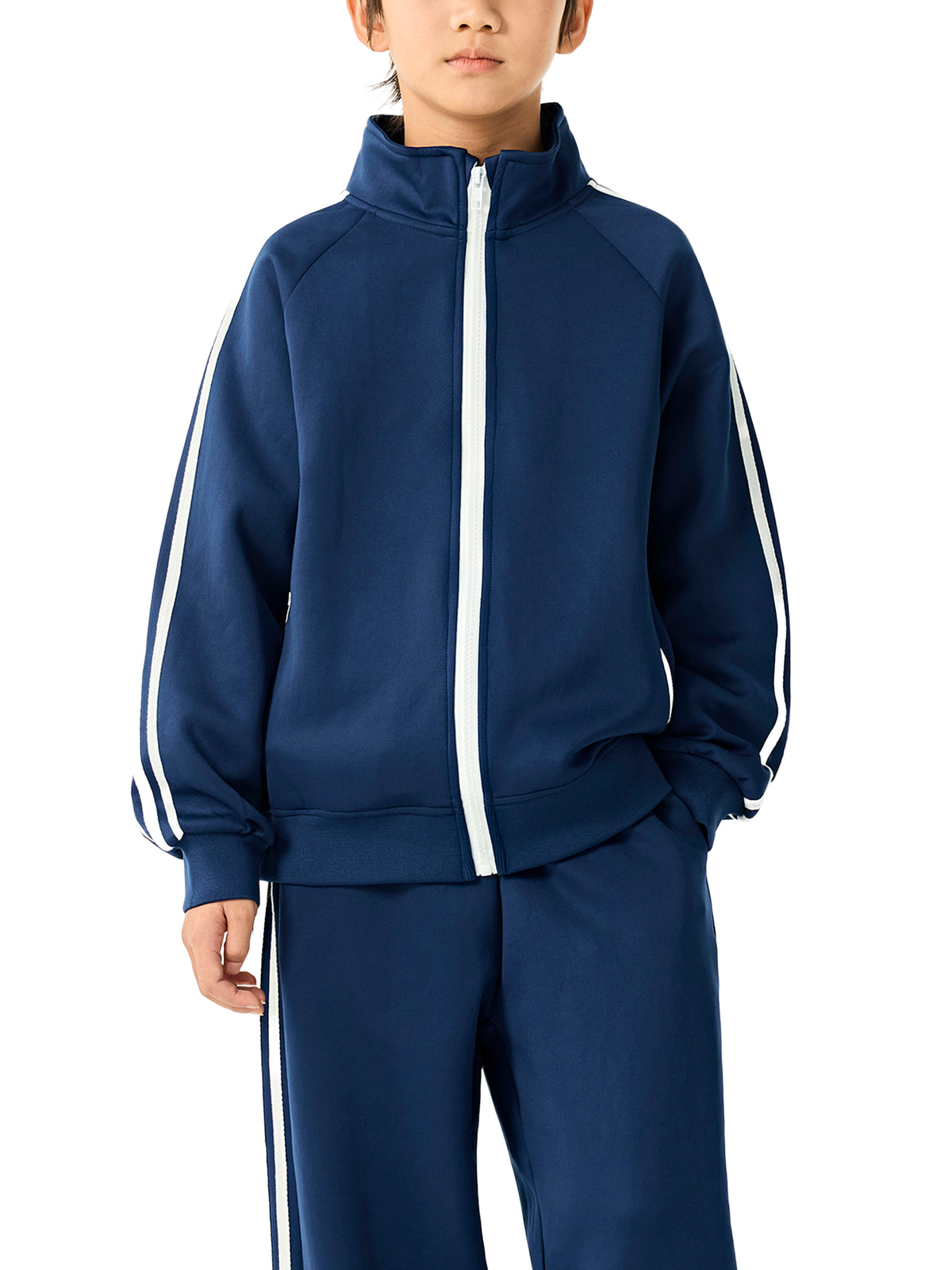 Trendz Kids’ Contrast Tape Coach Jacket
