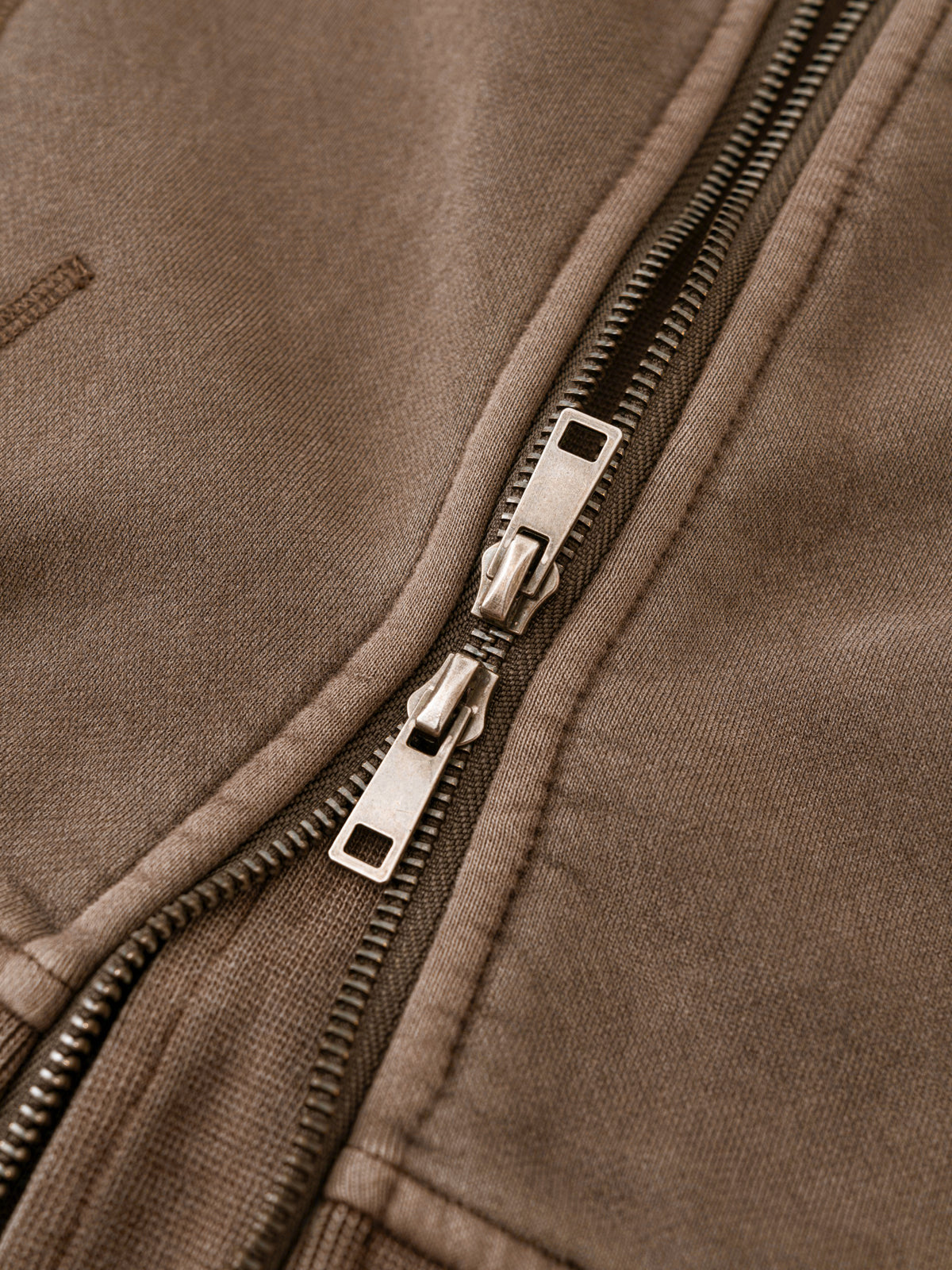 Trendz Vintage Washed Cropped Fleece Hoodie