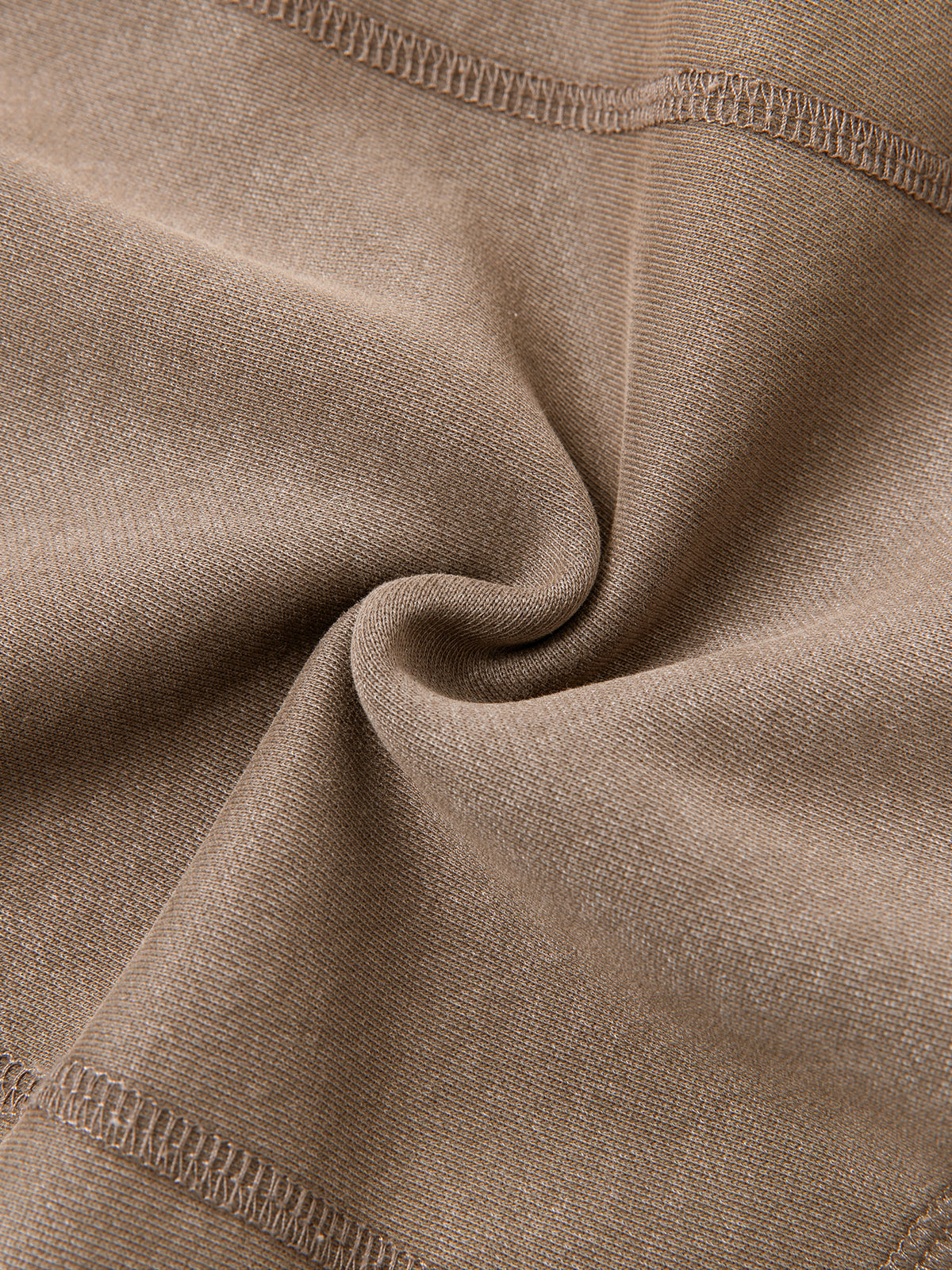 Trendz Vintage Washed Cropped Fleece Hoodie