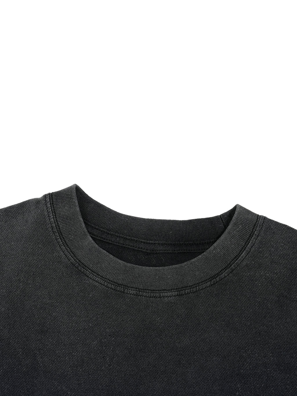 Trendz Vintage Wash Boxy Distressed Hem T-Shirt