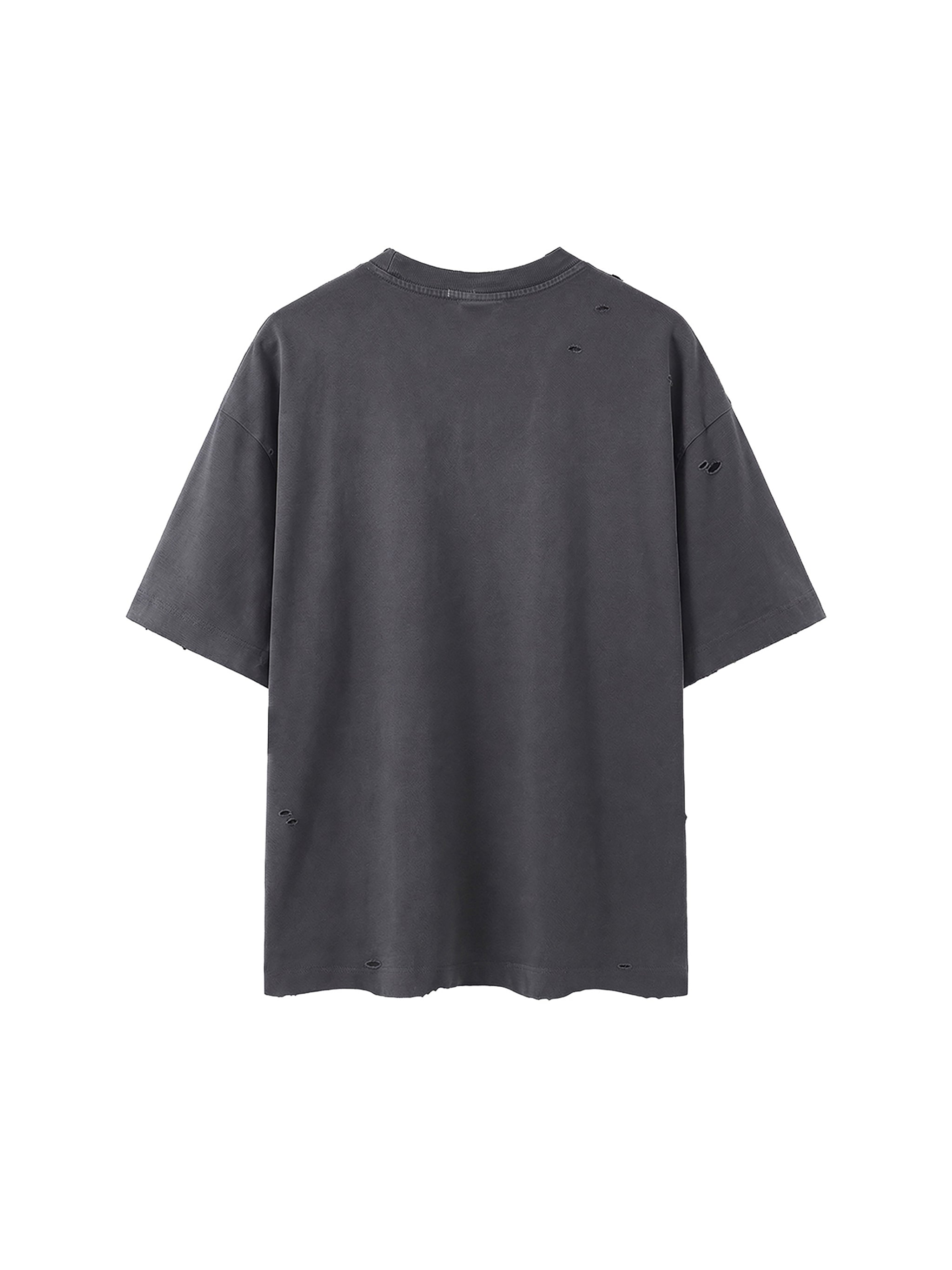 Trendz Vintage Washed Distressed Boxy Oversized T-Shirt