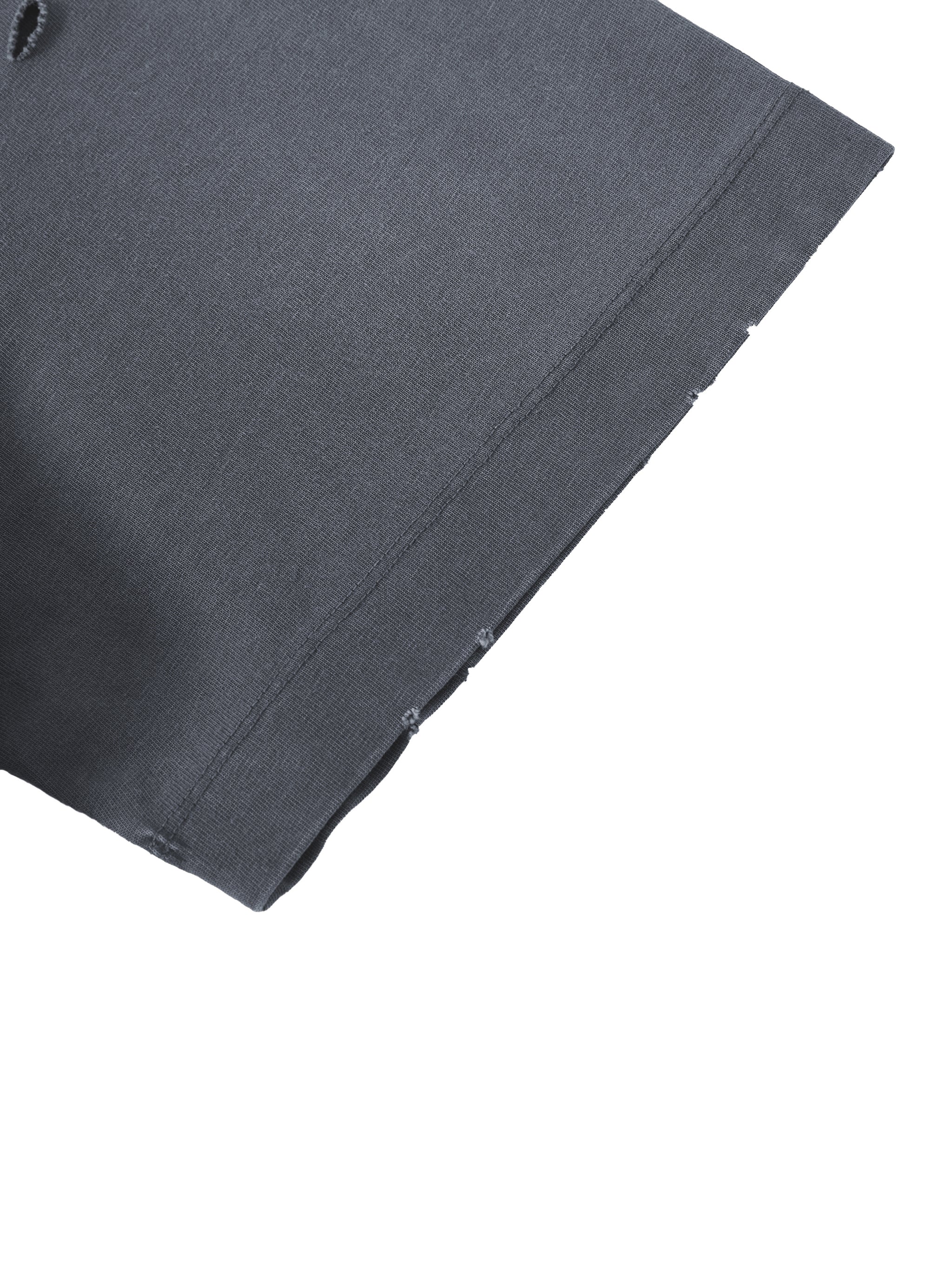 Trendz Vintage Washed Distressed Boxy Oversized T-Shirt