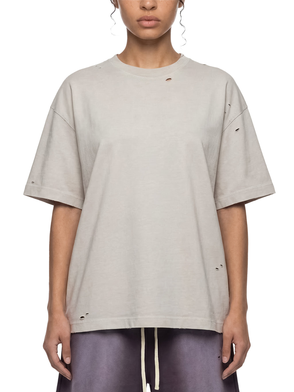 Trendz Vintage Washed Distressed Boxy Oversized T-Shirt