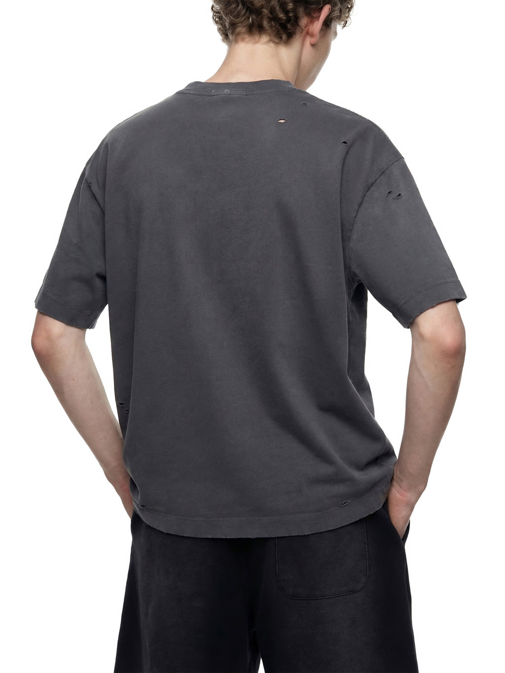 Trendz Vintage Washed Distressed Boxy Oversized T-Shirt