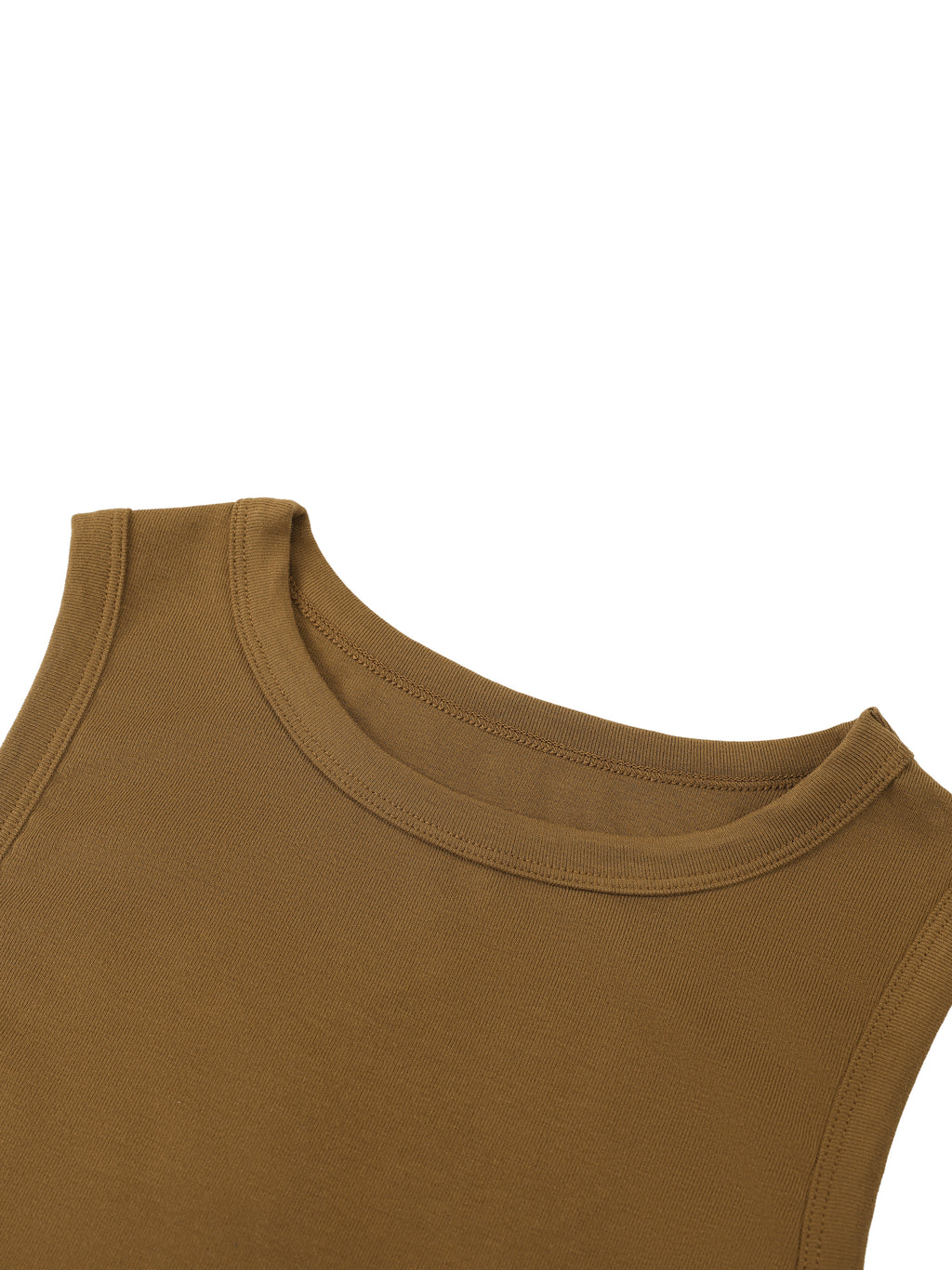 Trendz Women's Tight Crewneck Crop Tank Top