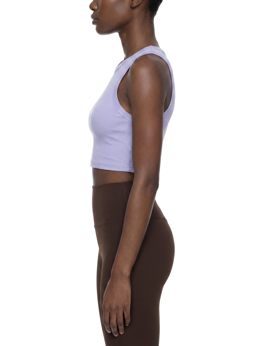 Trendz Women's Tight Crewneck Crop Tank Top