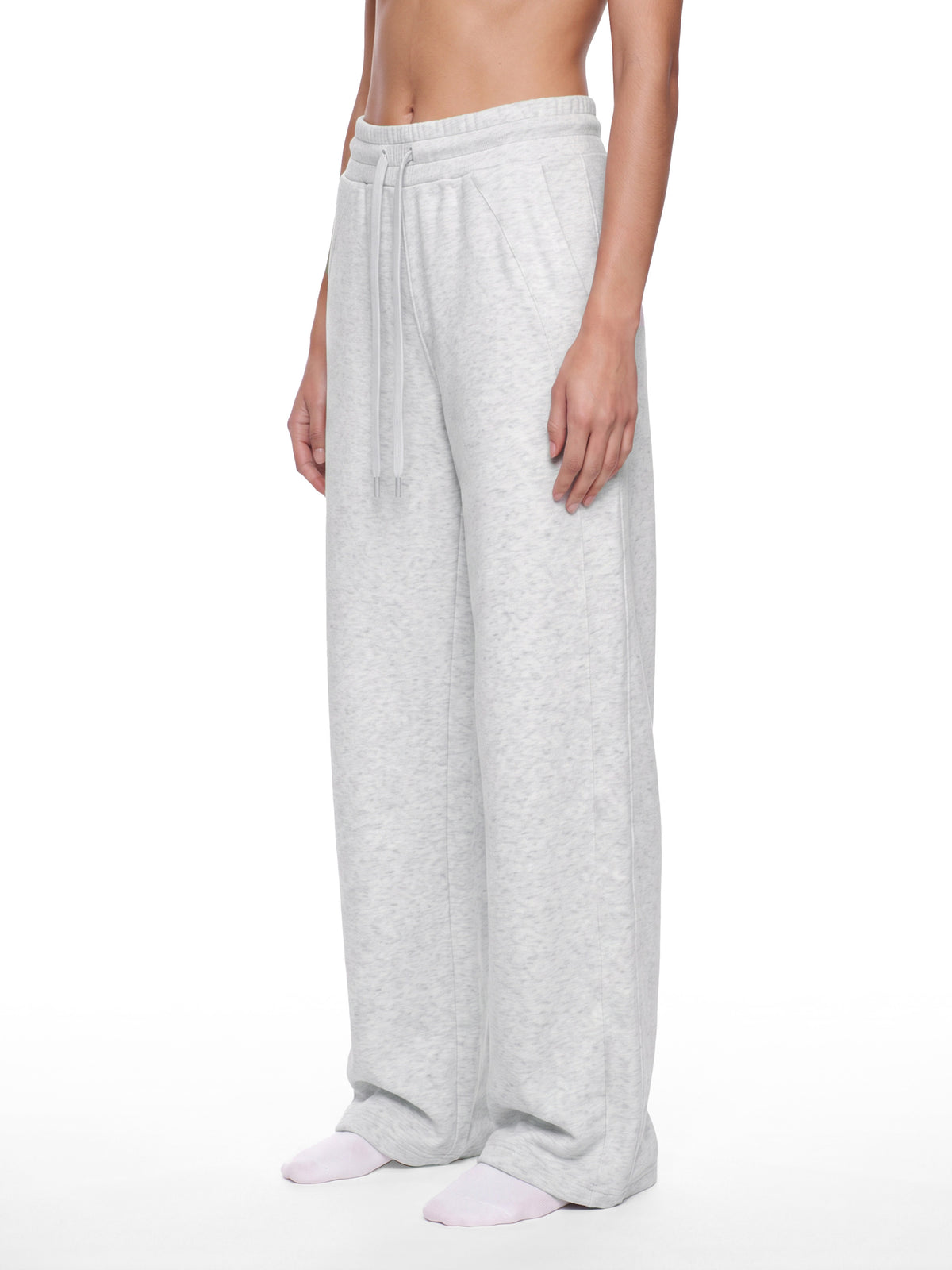 Trendz Women's Wide Leg Fleece Sweatpants