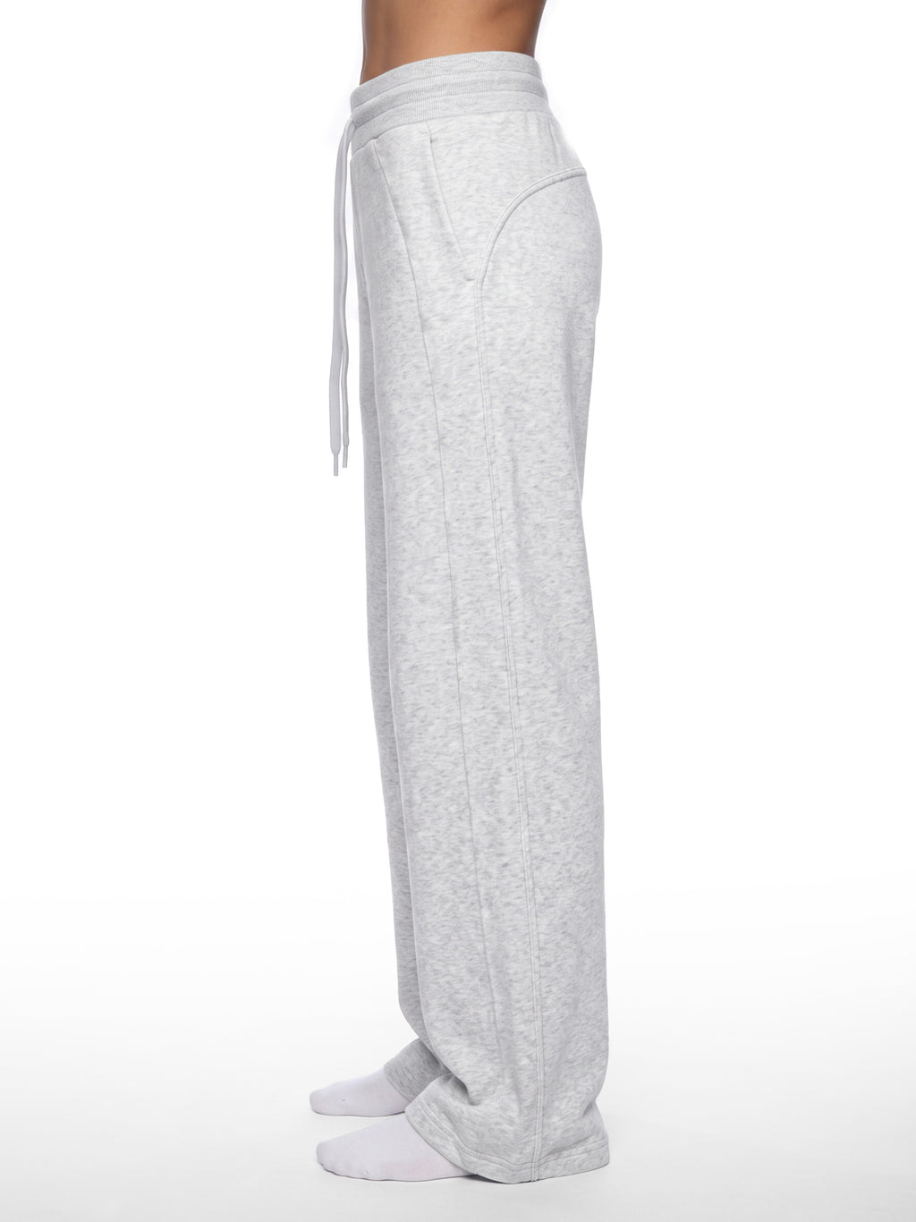 Trendz Women's Wide Leg Fleece Sweatpants