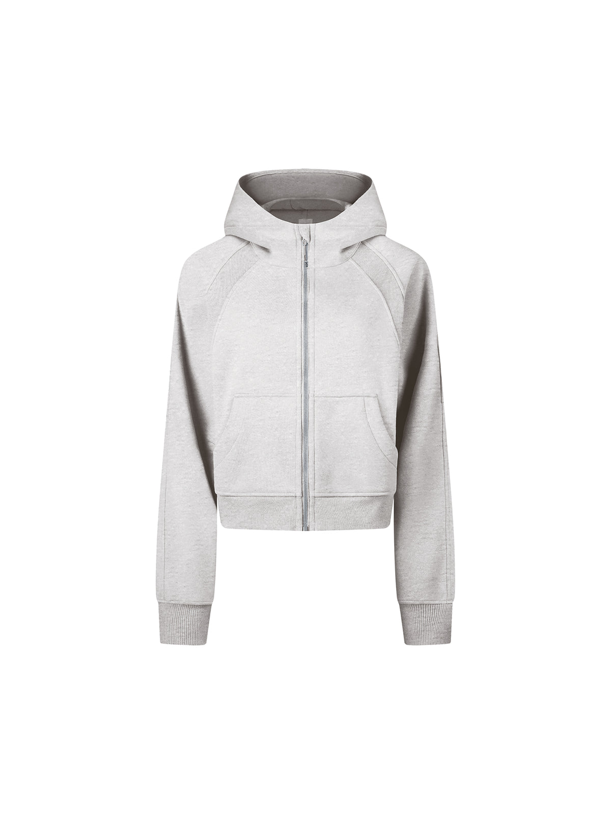 Trendz Cropped Zip-Through Hoodie